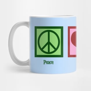 Peace Love Ophthalmology Mug